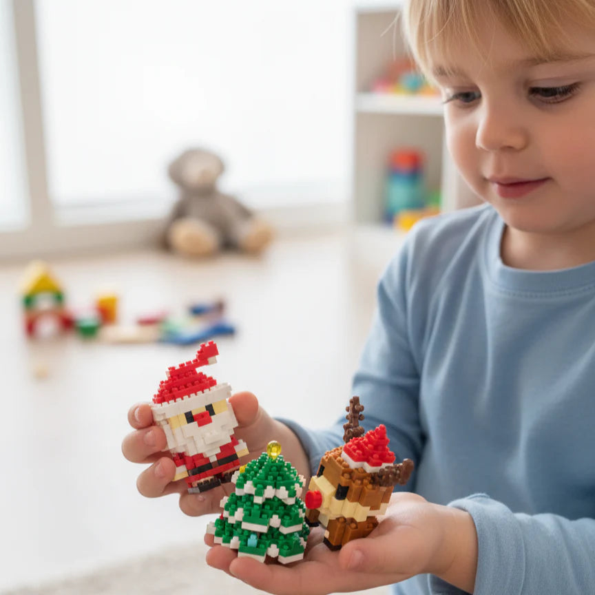 Weihnachtsbausteinfiguren – Kreativspaß für die ganze Familie