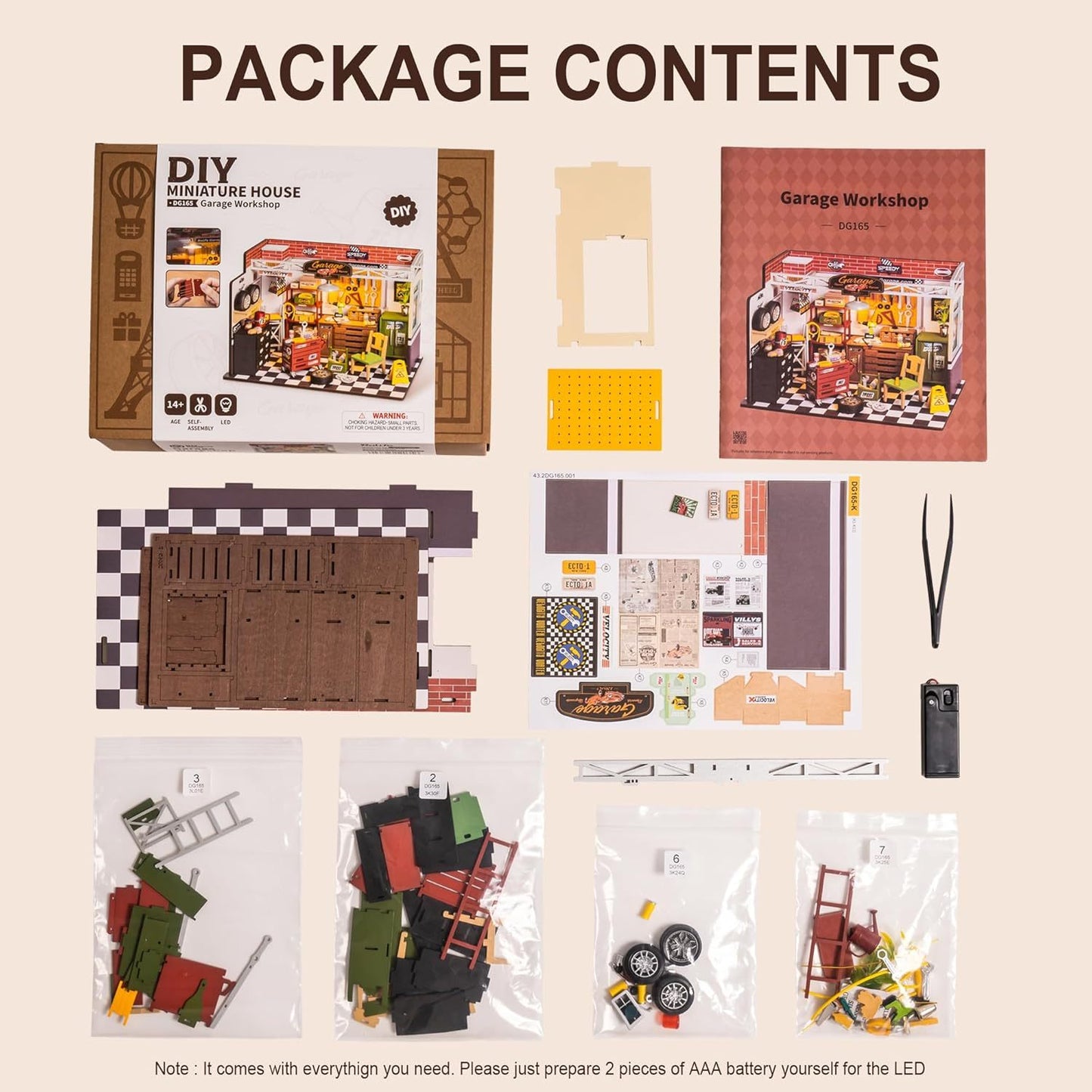 Tiny Workshop | Mini-Garagen-Bausatz