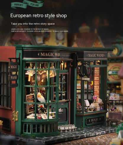 Zauberstabladen | Miniatur-Bastelset 