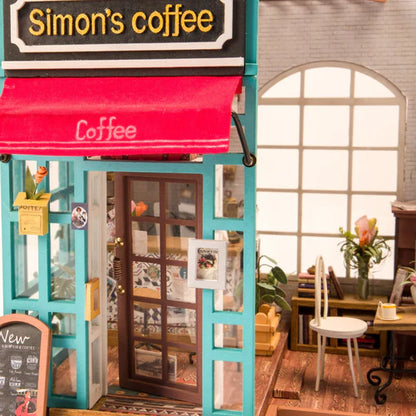 Simons Café | Miniatur-Bastelset mit LED 