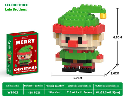 Weihnachtsbausteinfiguren – Kreativspaß für die ganze Familie