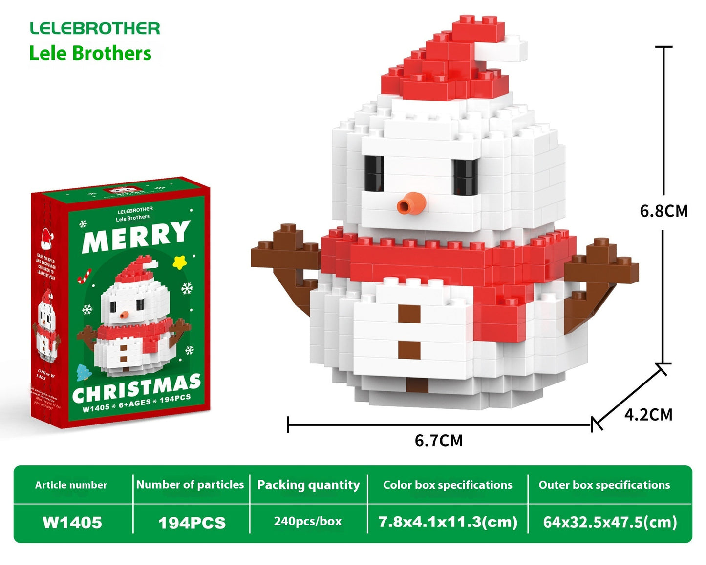 Weihnachtsbausteinfiguren – Kreativspaß für die ganze Familie