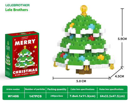Weihnachtsbausteinfiguren – Kreativspaß für die ganze Familie