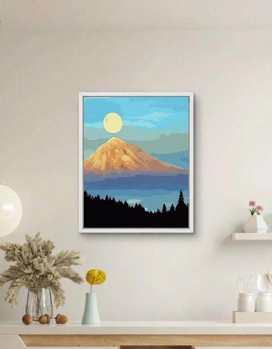 Malen nach Zahlen | Sunset Mountain