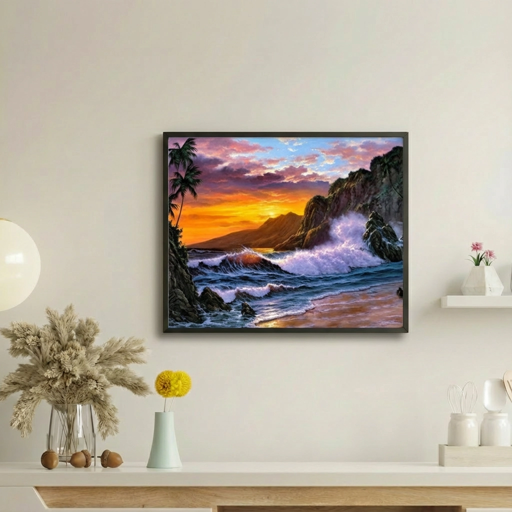 Paint by Numbers | Coastal Sunset