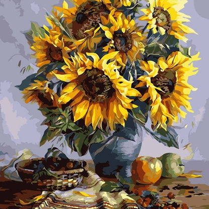 Paint by Numbers | Sunflowers