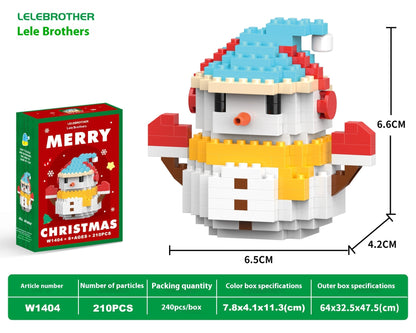 Weihnachtsbausteinfiguren – Kreativspaß für die ganze Familie